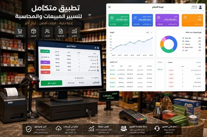 تطبيق تسيير المحلات بالتجزئة و الجملة و الموزعين - الصورة 3